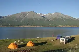 Lac dans le massif.