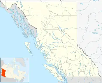 Voir sur la carte administrative de Colombie-Britannique