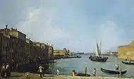 Canaletto, 1722-1723vers la lagune, Royal Collection