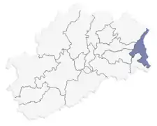 Le canton d'Héricourt-1 (2015 → )..
