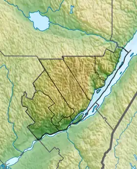Voir sur la carte topographique de Capitale-Nationale