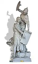 Raymond VI annonce à la ville de Toulouse la mort de Simon de Montfort Capitole de Toulouse.