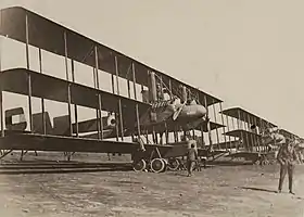 Vue de l'avion.