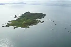 Vue aérienne de Cara.