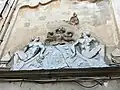 Armoiries de la famille Cardi, sur la façade de la maison Cardi à Bastia