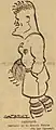 Caricature de Albert Cazenave par Catrouy publiée dans l'Auto en 1931.
