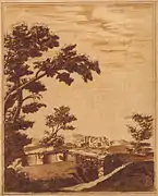 Paesaggio con Castelo XVIIIe siècle