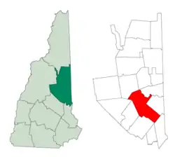 Localisation de Ossipee