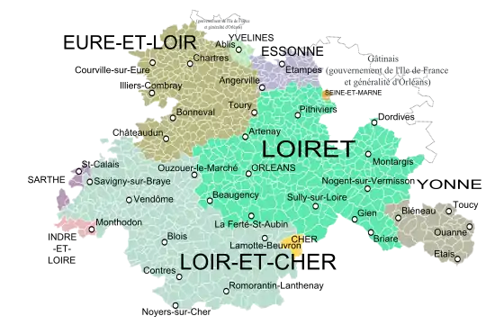 Province de l'Orléanais au XVIIIe&nbsp;siècle
