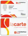 Titre de transport sans contact "lacarte".