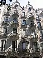 Vue de la façade.