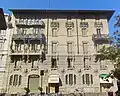Casa Guazzoni, façade sur via Melzo après la restauration de 2022