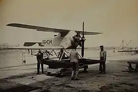 Vue de l'avion.