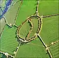 Castel Mawr Hillfort de l'Age du Fer au Pembrokeshire. Un fort multivalléen.