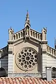 Rosace de la façade.
