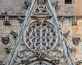 Début du XVe siècle, bras sud du transept de la cathédrale de Rodez.