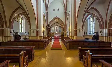 L'intérieur de la cathédrale