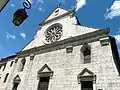 Façade de la cathédrale Saint-Pierre d'Annecy