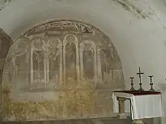 Fresque du XIIe siècle