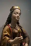 Figure d'un retableSainte Catherine.