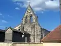 Vue extérieure de l'église Sainte-Catherine (juillet 2015)