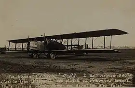 Vue de l'avion.