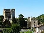 Les ruines du château, côté nord-est