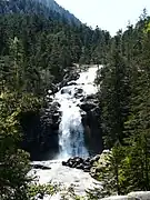 La cascade du pont d’Espagne.
