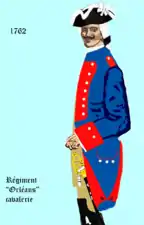 régiment d’Orléans de 1762 à 1767