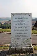 Stèle du 4e&nbsp;régiment de zouaves.