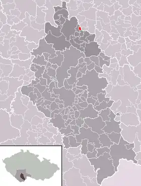 Localisation de Čenkov u Bechyně