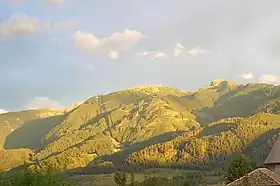 Vue de la montagne.