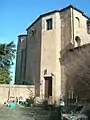 Vue arrière de la Loggetta et du Torrione