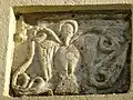 Un bas-relief de l'ancienne église