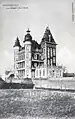 Au carrefour de Mont-Saint-Jean, le château de l'industriel Léon Cheval. Démoli en 1966.