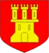 De gueules au château d'or.