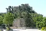 Vue du rocher du château depuis le nord (D56)