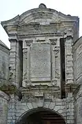 Détail du fronton (XVIIIe&nbsp;siècle