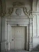 Porte de l'étage.