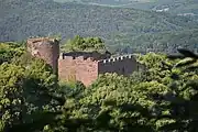Le château de Lutzelbourg.