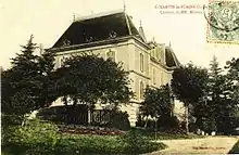 Carte postale du XXe&nbsp;siècle représentant le château de Pré-Bayard