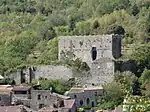 vue par l'Est du château de boussagues
