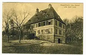 Le château vers 1950.