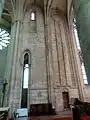 1re et 2e&nbsp;travée, élévation nord.