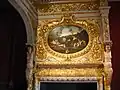 Détail de la Chambre Dorée, aménagée dans le château Renaissance au XVIIe&nbsp;siècle
