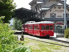 Train en gare.