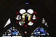 Vierge à l'Enfant et anges (3e&nbsp;travée du collatéral sud).