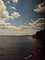 Vue du lac Champlain depuis l'Adirondack