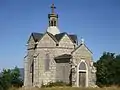 La chapelle du mont Saint-Michel en août 2016.