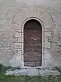 La porte en plein cintre.